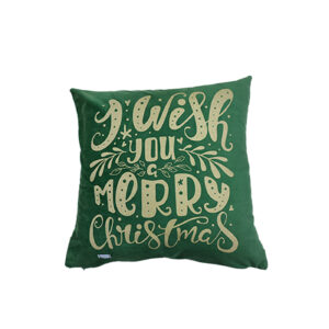 Funda de cojin navideño